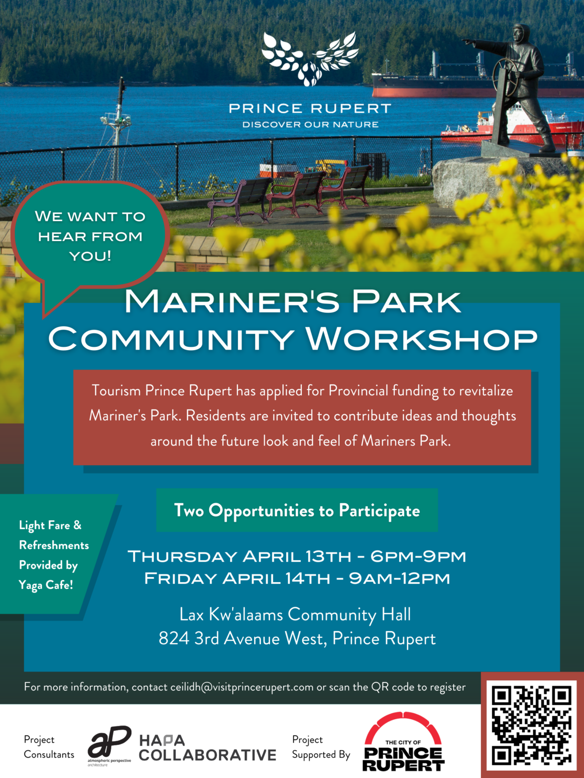 Mariner's Park Revitalization Project Visit Prince Rupert
