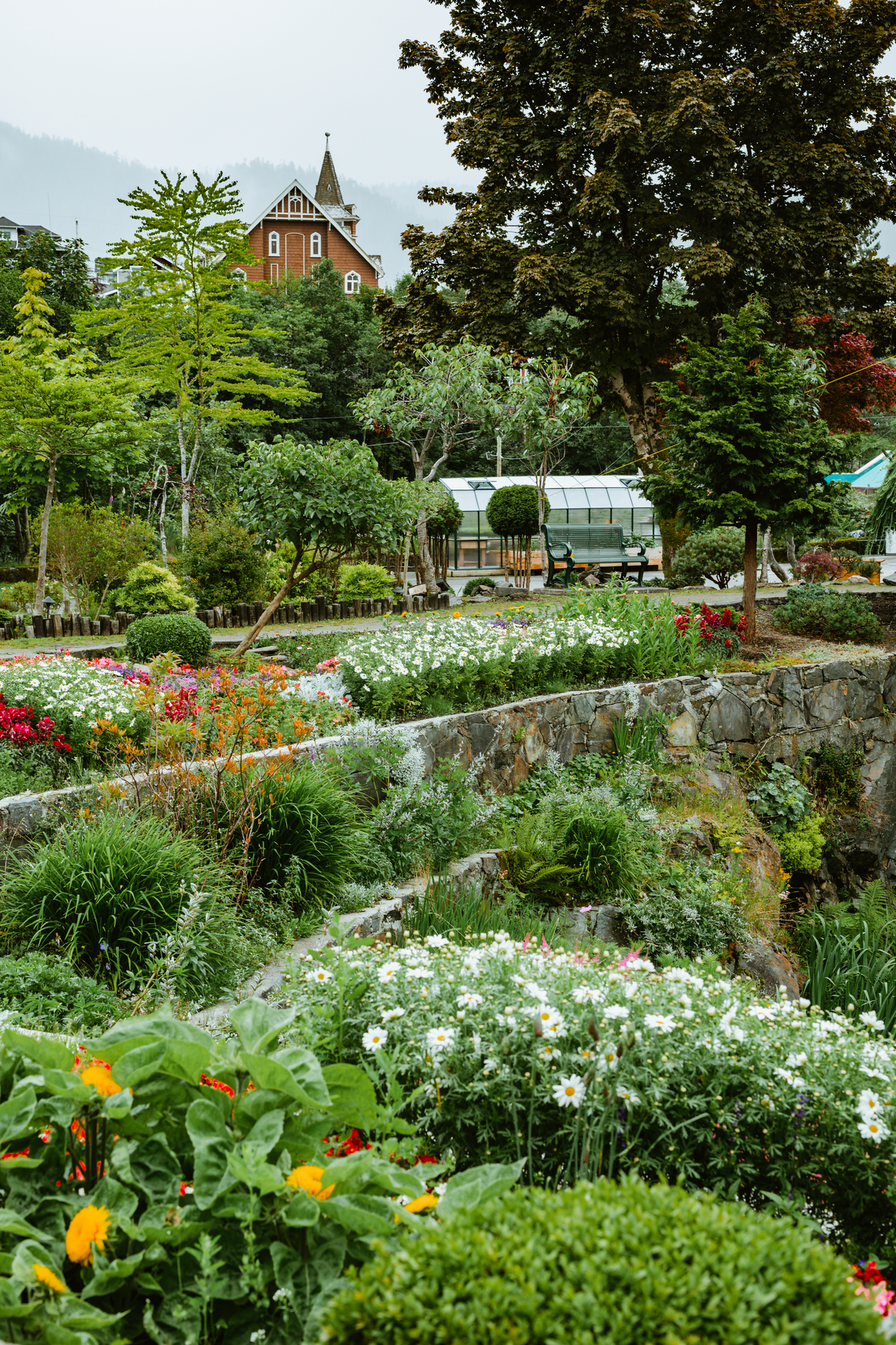 Sunken Gardens Park in Prince Rupert.